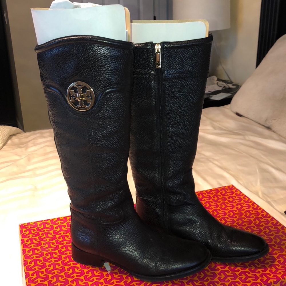 Selma Riding boot- tumbled leather